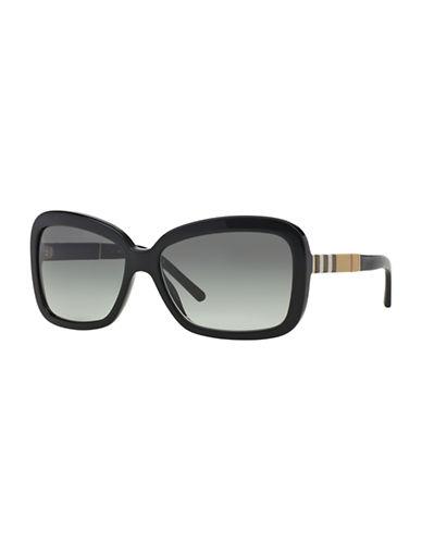 Burberry London Canvas Check Square 58mm Sunglasses