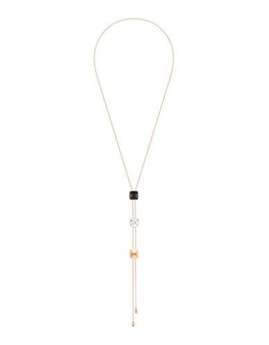 Swarovski 18k Rose Gold-plated & Crystal Studded Y-necklace