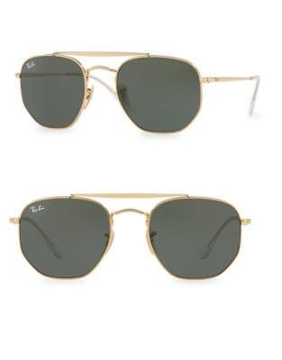 Ray-ban 54mm Geometric Aviator Sunglasses