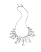 Carolee Crystal Abbey Crystal Geometric Frontal Necklace