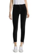 Hudson Jeans Nix High-rise Velvet Skinny Cropped Pants