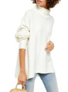 Free People Textured High-neck Sweater