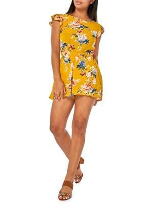 Dorothy Perkins Ruffle Floral Playsuit