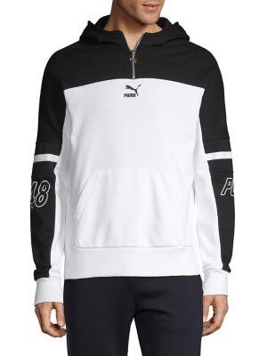 Puma Lux Quarter-zip Colorblock Hoodie