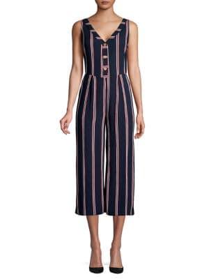 Vero Moda Hanna Striped Culotte Jumpsuit