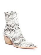 Matisse Caty Snake-print Leather Ankle Boots