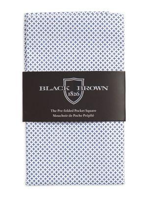 Black Brown Sydney Pocket Square