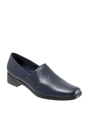 Trotters Ash Leather Loafers