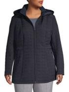 Gallery Plus Hooded Quilted Jacket