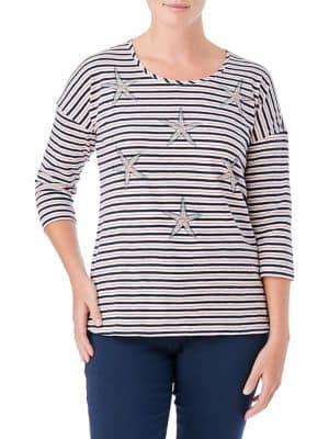Olsen Organic Cotton Striped Starfish Tee