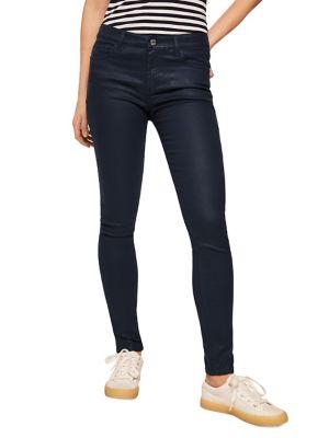 Mango Waxed Skinny Belle Jeans