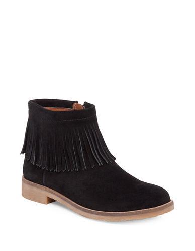 Lucky Brand Galley Fringed Suede Leather Booties