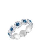 Swarovski Angelic Blue Crystal Band Ring