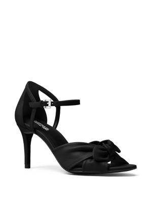 Michael Michael Kors Pippa Open Toe Leather Ankle Strap Pumps