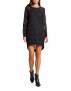 Bcbgeneration Floral Lace Overlay Dress