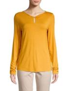 Lord & Taylor Twist-neck Top