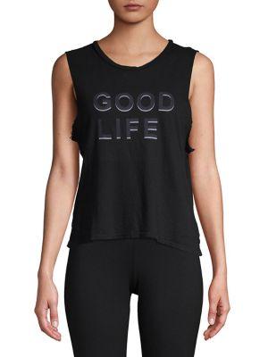 Good Hyouman Good Life Graphic Cotton Tank Top