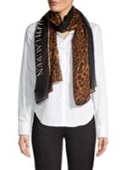 Lauren Ralph Lauren Cindy Leopard Print Scarf
