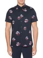 Perry Ellis Large-print Floral Regular-fit Button-down Shirt