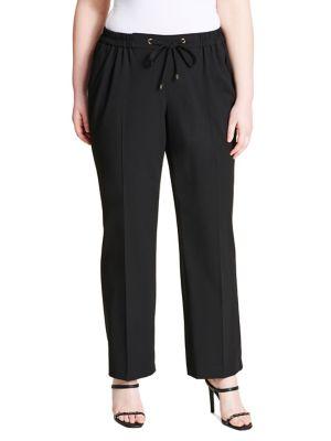 Calvin Klein Tie-waist Dress Pants