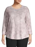 Marc New York Plus Vintage Tie-dye Top
