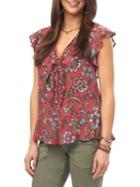 Democracy Floral Knot Top