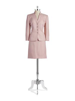 Tahari Arthur S. Levine Two-piece Chevron Suit