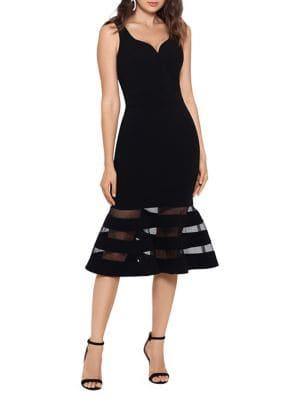 Betsy & Adam Sleeveless Knee-length Dress