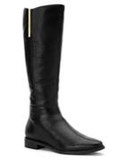 Calvin Klein Francine Leather Tall Boots
