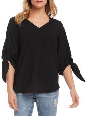 Karen Kane Tie-sleeve Top