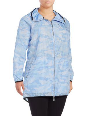 Calvin Klein Performance Plus Cloud-print Packable Windbreaker