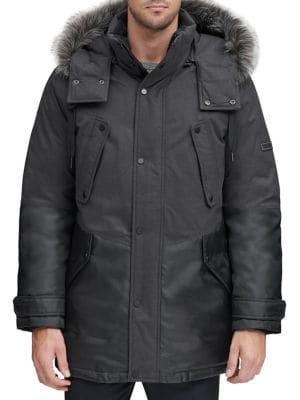 Marc New York Faux Fur Hooded Parka