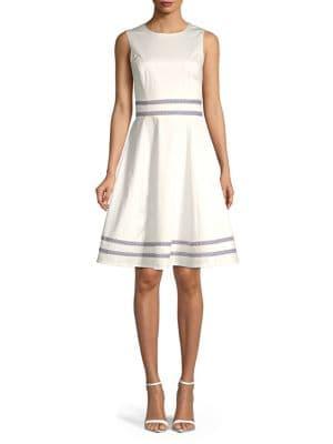Calvin Klein Sleeveless Fit-and-flare Dress