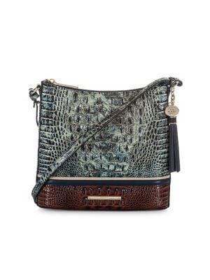 Brahmin Glacier Eastwood Katie Leather Crossbody Bag