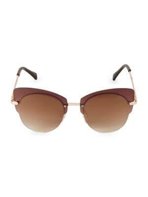 Sam Edelman 60mm Oversized Cat-eye Sunglasses