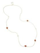 Miriam Haskell Sparkle Sphere Fireball Station Necklace