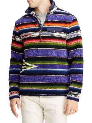 Polo Ralph Lauren Serape-striped Fleece Pullover