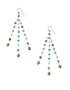 Chan Luu Turquoise Mixed Bead Earrings
