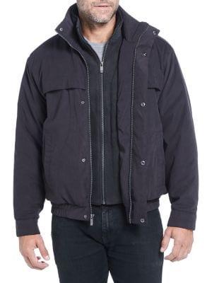 Weatherproof Microfibre Bomber Jacket