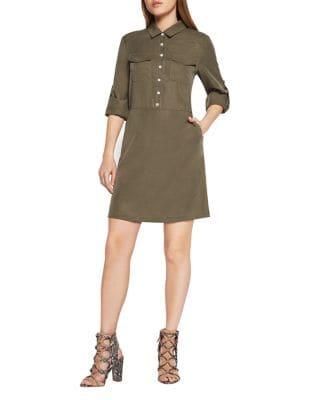 Bcbgeneration Lyocell Long Sleeve Dress