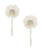 Carolee Icing On The Cake Faux Pearl & Cubic Zirconia Linear Earrings