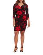 Lauren Ralph Lauren Plus Floral Sheath Dress