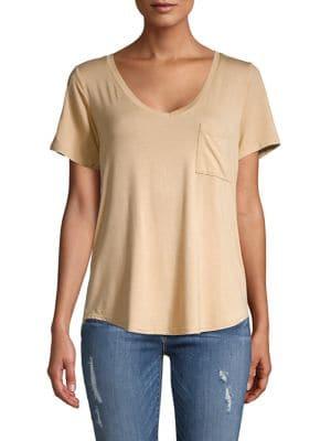 Tresics Luxe V-neck Pocket Tee