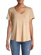 Tresics Luxe V-neck Pocket Tee