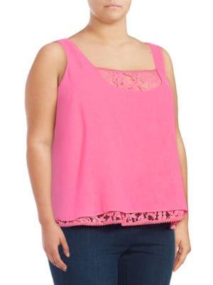 Rachel Rachel Roy Plus Plus Layer Tank Top