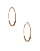 Bcbgeneration Chain Wrap Round Hoop Earrings