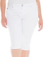 Slink Jeans Plus Plus Cotton-blend Capri Pants