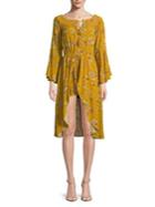 Design Lab Lord & Taylor Ruffled Bell-sleeve Romper