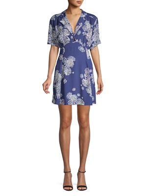 Free People Blue Hawaii Mini-dress