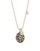 Marchesa Crystal, Cubic Zirconia & Gold Locket Pendant Necklace